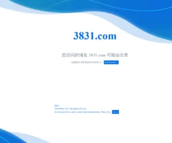 3831.com(健康资讯网站) Screenshot