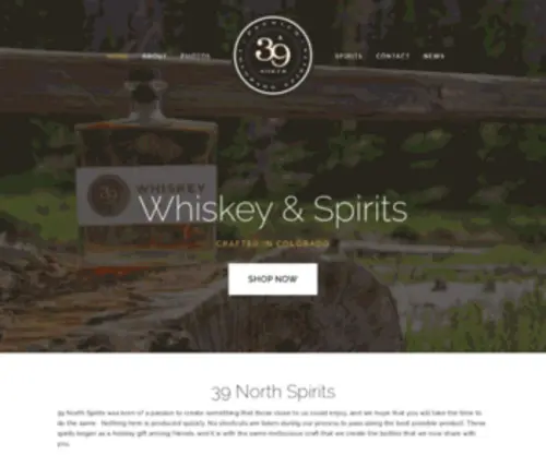 39Northspirits.com(39 North Spirits) Screenshot