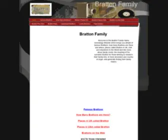 39Steps.com(The Bratton Family website) Screenshot