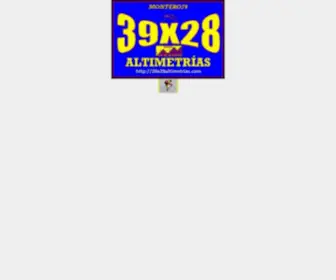 39X28Altimetrias.com(ALTIMETRÍAS) Screenshot