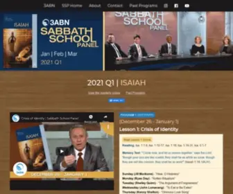 3Abnsabbathschoolpanel.com(3ABN Sabbath School Panel Home) Screenshot