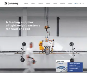 3Acompositesmobility.com(3A COMPOSITES MOBILITY) Screenshot