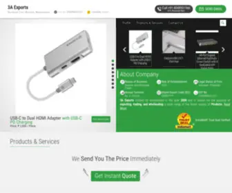 3Aexports.net(3A Exports) Screenshot