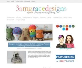 3Amgracedesigns.com(Free crochet patterns) Screenshot