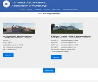 3AP.org(Amateur Astronomers Association of Pittsburgh) Screenshot