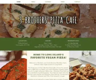 3Brotherspizzacafefarmingdale.com(3 Brothers Pizza Cafe) Screenshot