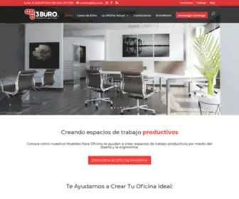 3Buro.mx(Muebles Para Oficina en Puebla; Confort) Screenshot