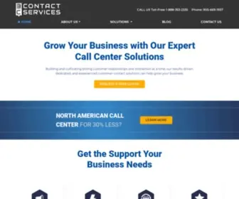 3CContactservices.com(3C Contact Services) Screenshot