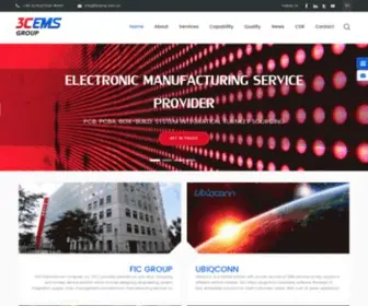 3Cems.com(Electronics Manufacturing Services) Screenshot