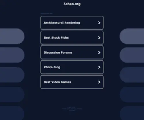 3Chan.org(3Chan) Screenshot