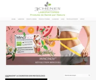 3Chenes.com(Laboratoire les 3 CHENES®) Screenshot