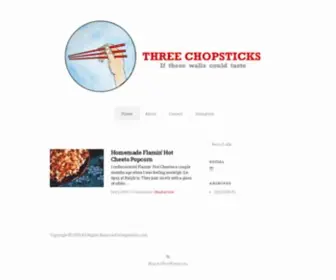 3Chopsticks.com(Three Chopsticks) Screenshot