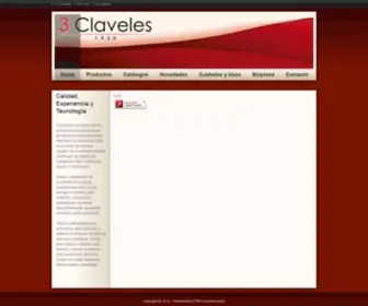 3Claveles.com.ar(Distribuidor de utensilios de cocina desde 1930) Screenshot