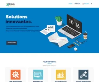 3Click-Solutions.com(3 Click solutions) Screenshot