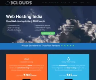 3Clouds.in(Best Web Hosting India) Screenshot