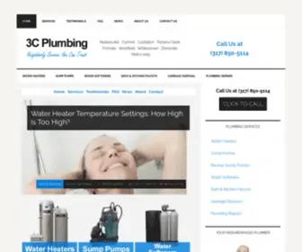 3Cplumbing.com(Repair, Installation) Screenshot
