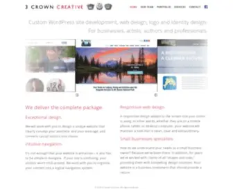 3Crowncreative.com(3 Crown Creative) Screenshot