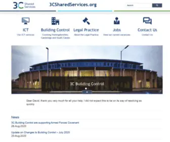 3Csharedservices.org(Homepage of 3C Shared Services) Screenshot