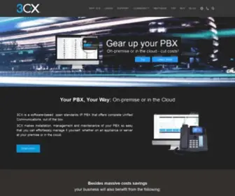 3CX.co.za(Business Communication Solutions & Software) Screenshot