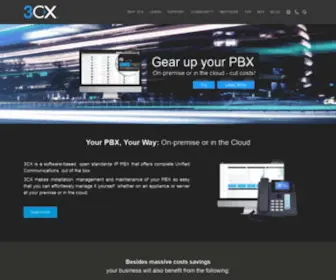 3CX.com.au(Business Communication Solutions & Software) Screenshot