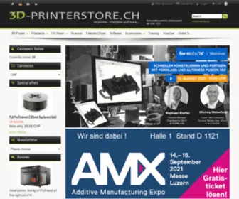 3D-Printerstore.ch(Ihr professioneller Shop für) Screenshot