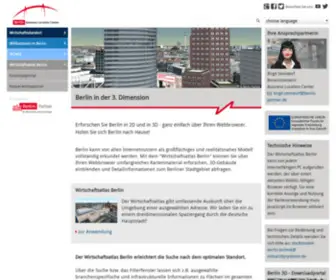 3D-Stadtmodell-Berlin.de(Wirtschaftsatlas Berlin) Screenshot