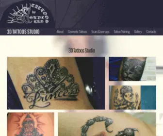 3D-Tattoos-India.com(Tattoo in Delhi) Screenshot