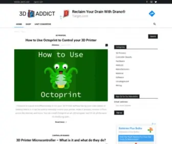 3Daddict.com(3D Printing Guides And Reviews) Screenshot