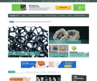 3Dadept.com(3D Printing News) Screenshot