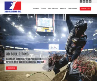 3Dbullriding.com(3D Bull Riding) Screenshot