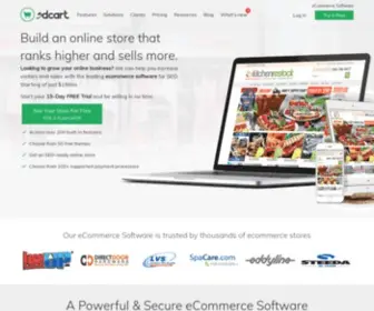3Dcart.com.au(Best Ecommerce Software of 2020) Screenshot