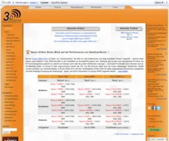 3Dcenter.de(3DCenter) Screenshot