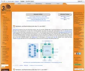 3Dcenter.org(3Dcenter) Screenshot