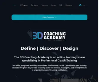 3Dcoachingacademy.com(3D Coaching Academy) Screenshot