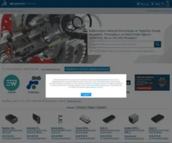3Dcontentcentral.com.tr(Dassault Systèmes 3D ContentCentral) Screenshot