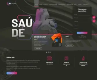 3Dcriar.com.br(Impressão 3D Profissional) Screenshot