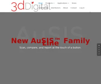 3DDigitalcorp.com(3d Scanners and 3d Scanning Technology) Screenshot