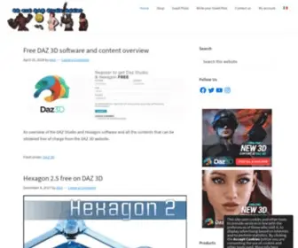 3DDsaddict.com(3D and DAZ Studio Addict) Screenshot