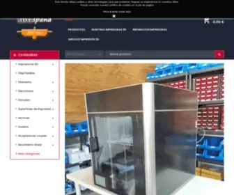 3Despana.com(3DEspana tienda online impresoras 3D Hbot P3Steel CoreXY) Screenshot
