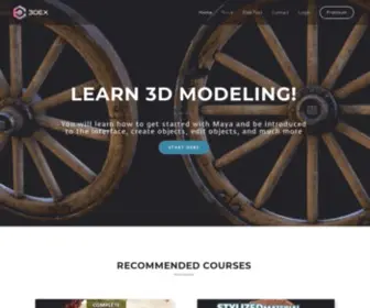 3Dex.net(Learn 3D) Screenshot
