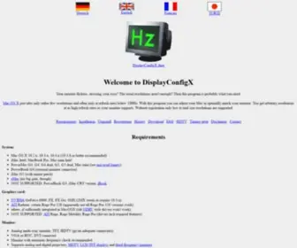 3Dexpress.de(DisplayConfigX) Screenshot