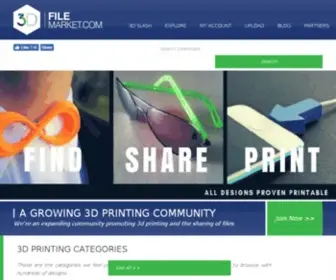 3Dfilemarket.com(3Dfilemarket) Screenshot