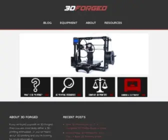 3Dforged.com(3D Forged) Screenshot