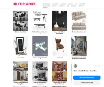 3Dforwork.com(3D For Work) Screenshot