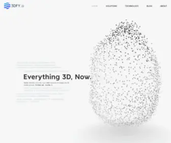 3DFY.ai(Uses artificial intelligence to create high) Screenshot