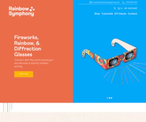 3Dglassesdirect.com(Diffraction Glasses) Screenshot