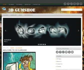 3Dgumshoe.com(3D Gumshoe) Screenshot