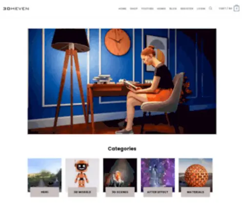 3Dheven.com(HOME) Screenshot