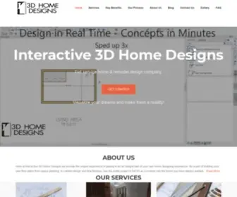 3Dhomedesigns.com(Visualize your designs) Screenshot