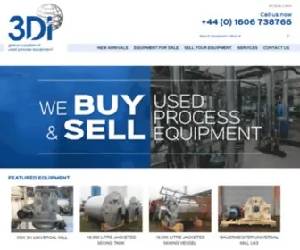 3Diequipment.com(Used Process Equipment and Industrial Machinery) Screenshot